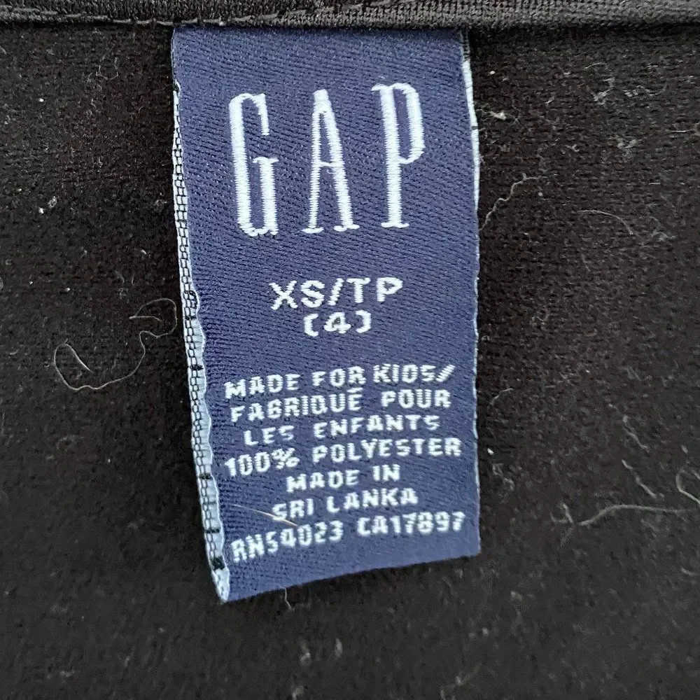 Gap Long Sleeve Zip Up Jacket Boys Size XS 4
